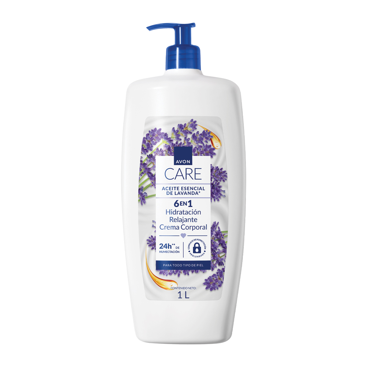 Crema Corporal Avon Care Aceite Esencial de Lavanda 1l