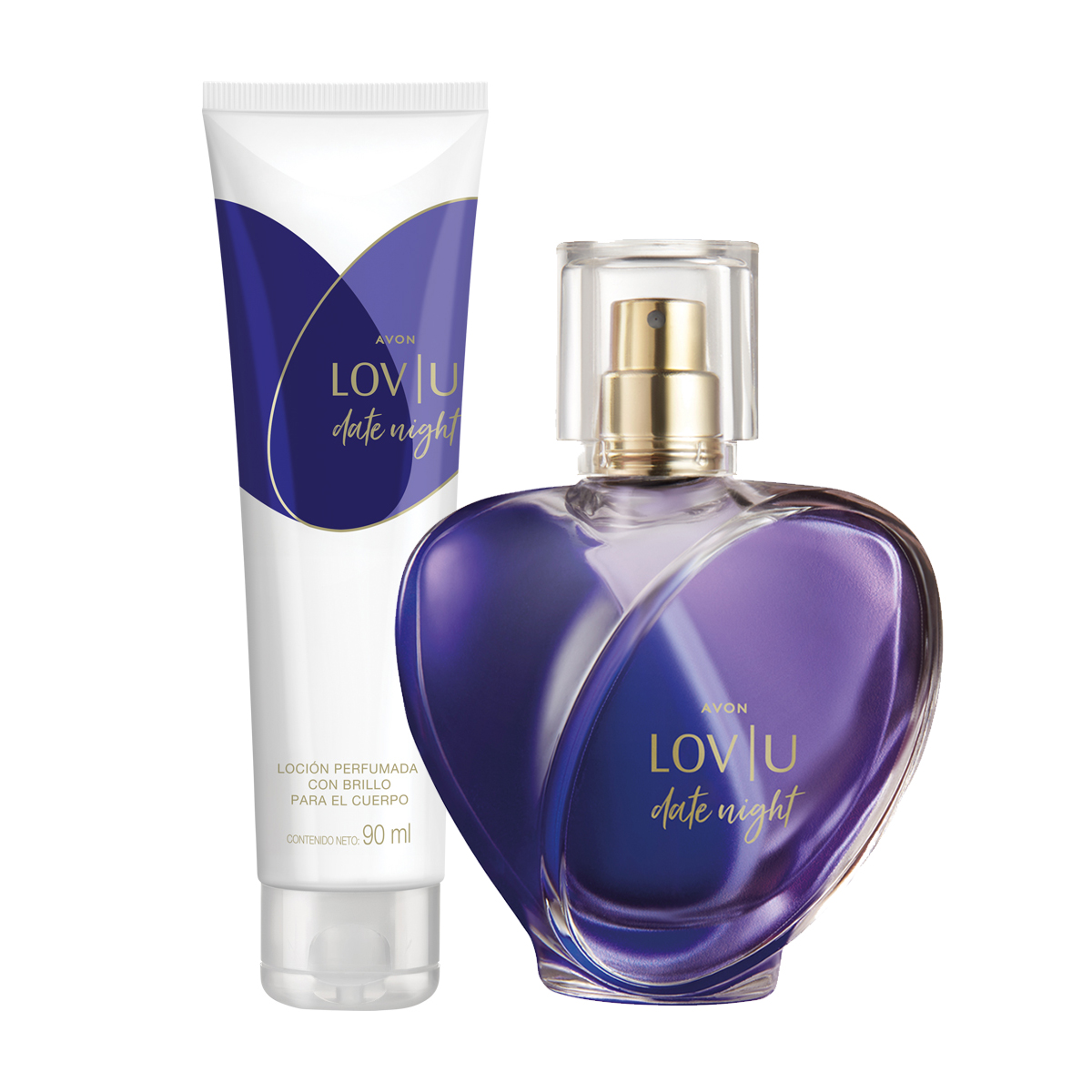 Set x2 Loción Perfumada para el Cuerpo + Perfume para mujer | Lov|u Date Night