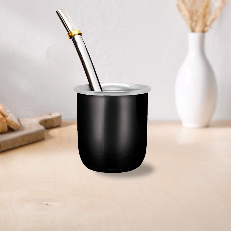 Mate con bombilla