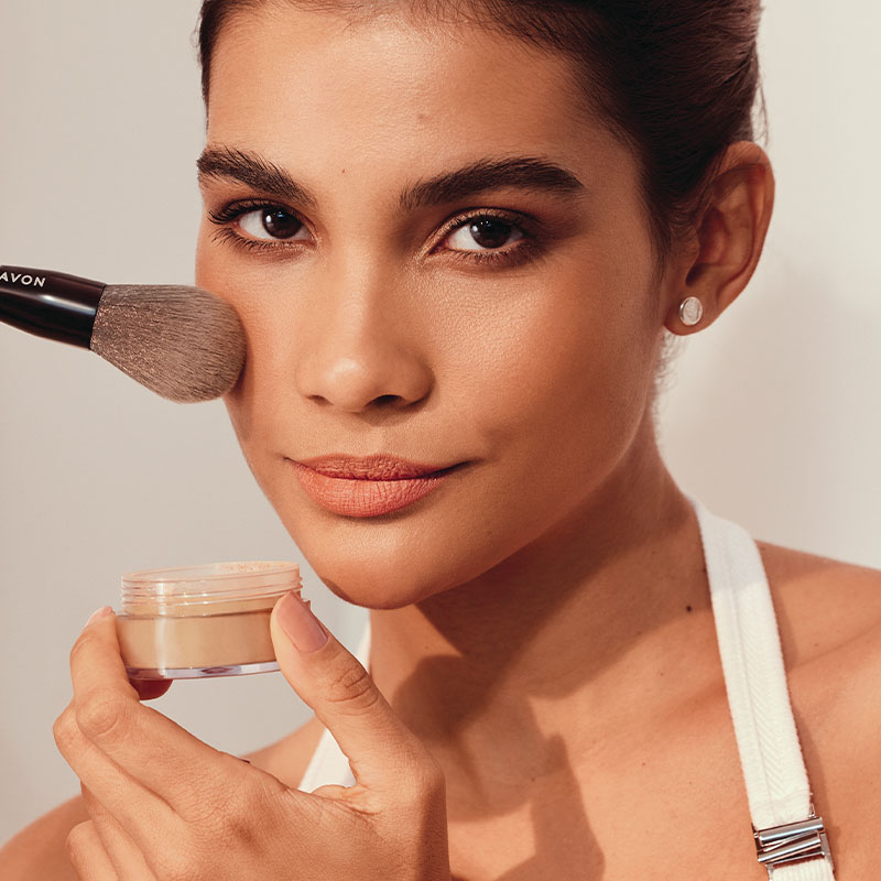 Polvo Facial Make Up + Care Medium 300 6 g