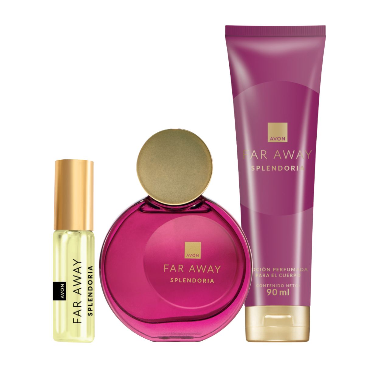 Set x3 Far Away Beyond | Lociones perfumadas para el cuerpo + Purse Spray Far Away Beyond| Perfume de Mujer + Far Away Beyond | Perfume de Mujer