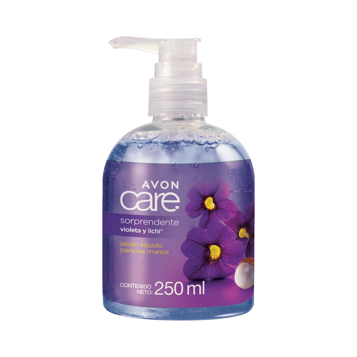 Jabón Líquido para las Manos Naturals Violeta y Lichi