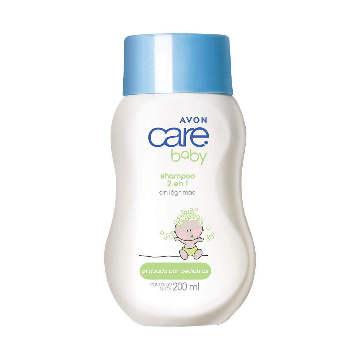Shampoo 2 en 1 sin lágrimas Avon Care Baby 200ml