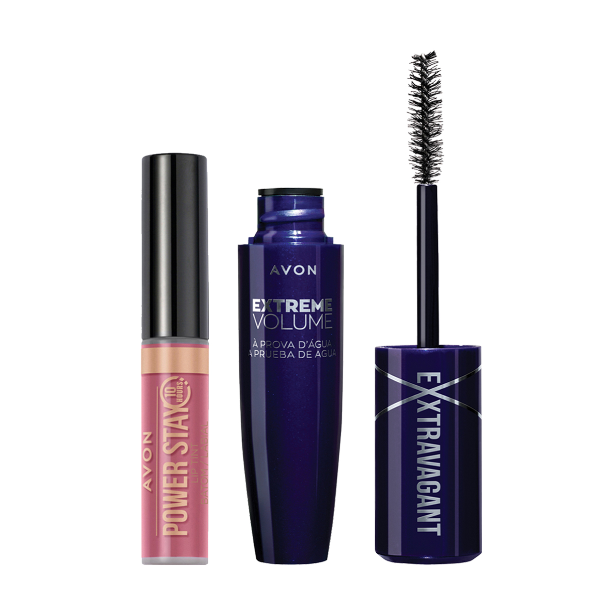 Set x2 Máscara Alargadora Exxtravagant Extreme + Tinte Labial | Power Stay She’s a Natural
