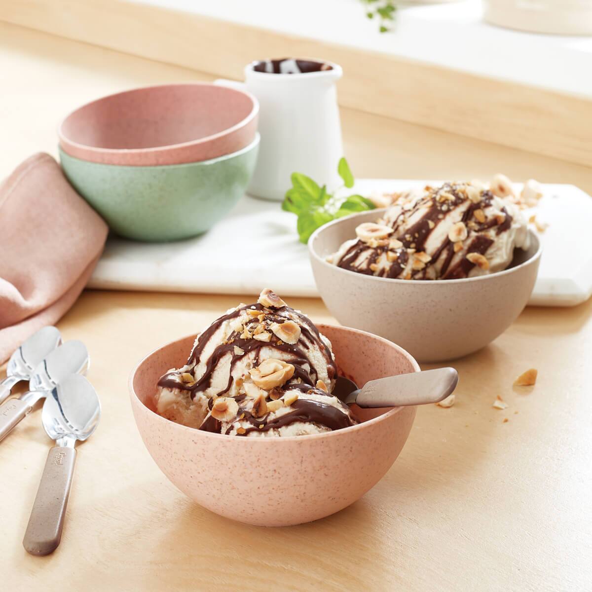 Set x 4 compoteras fibra de madera Avon Consciente