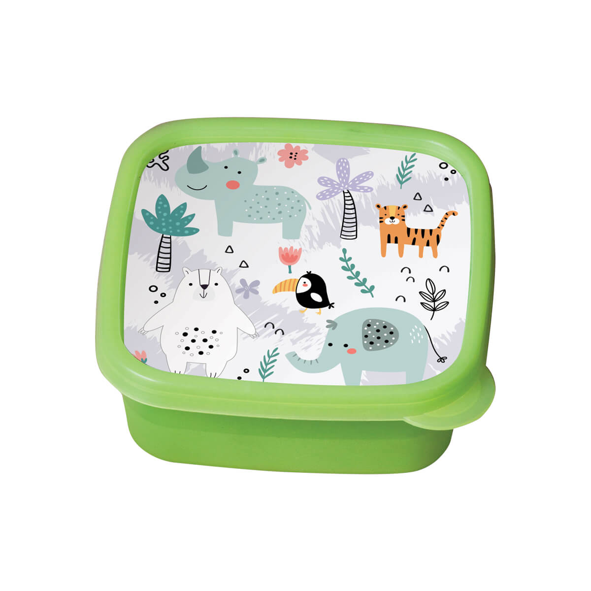Contenedor cuadrado Animales