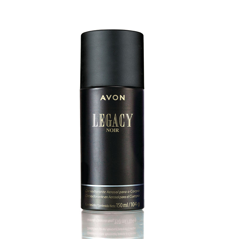 Desodorante en Aerosol Legacy Noir masculino para el Cuerpo 150 ml/104 g