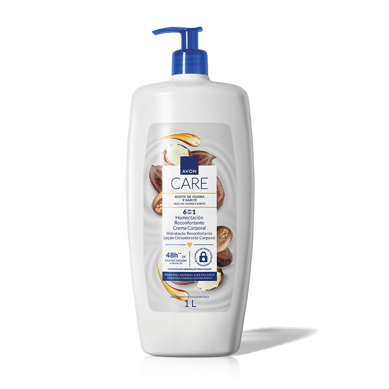 Crema Corporal Aceite de Jojoba y Karite 1 Litro Avon Care