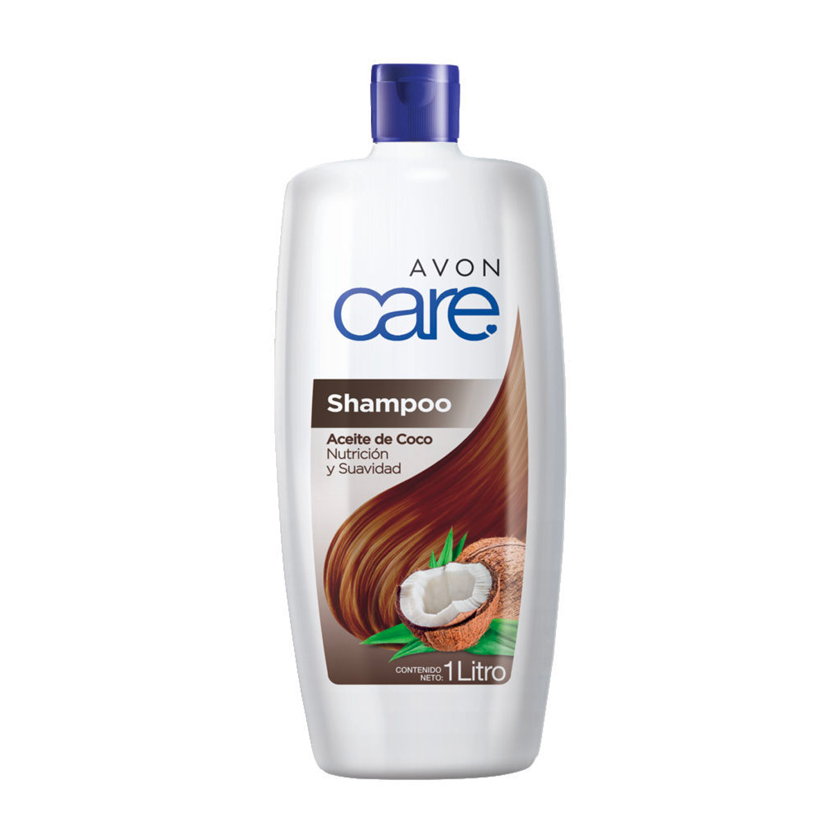 Shampoo Nutrición y Suavidad Avon Care Aceite de Coco 1l