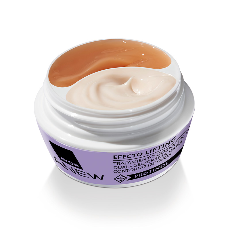 Anew Anew Efecto Lifting Tratamiento cosmético dual para el contorno de los ojos 20 (Gel 10 g / Crema 10 g)