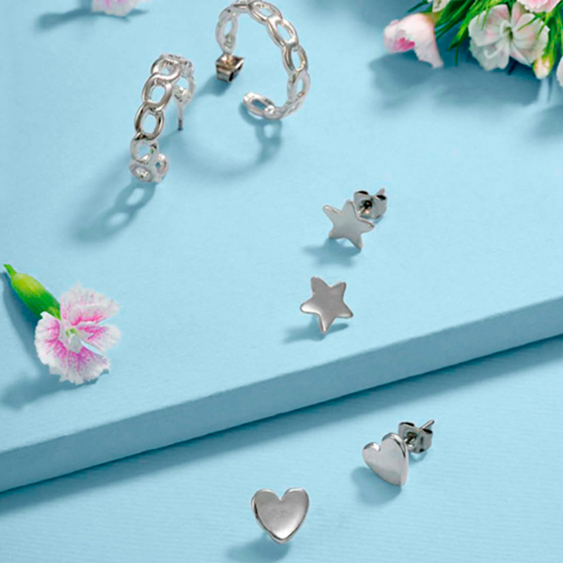 Set x 3 pares de aros Mily