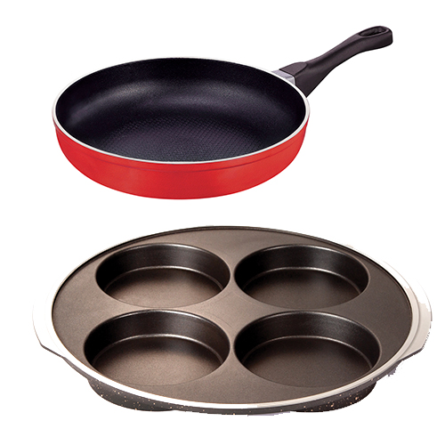 Set x2 Cucina Donna Rojo