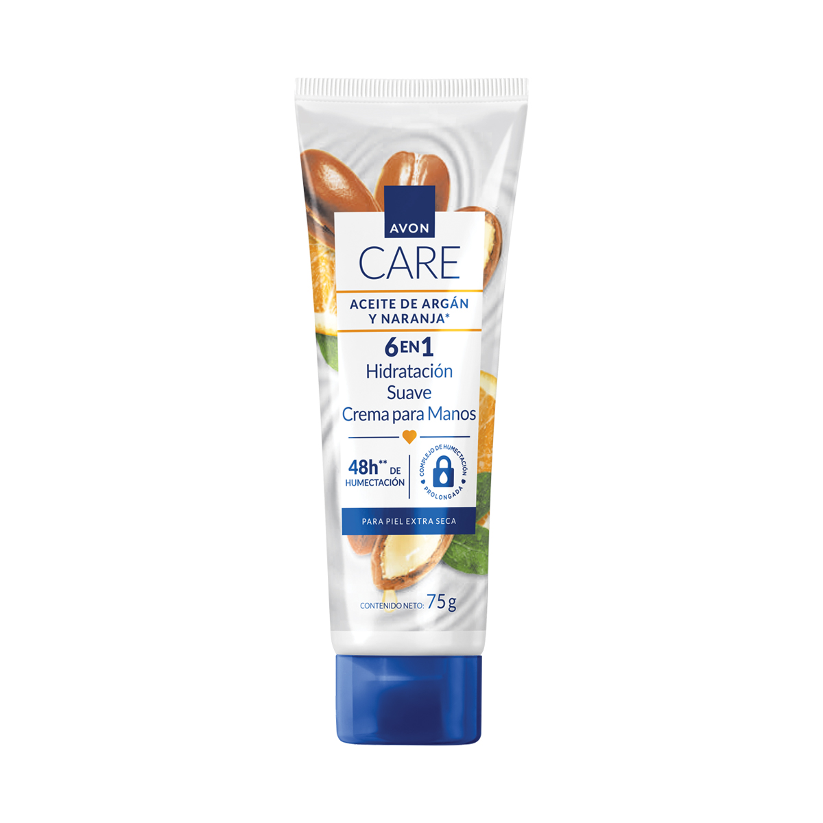 Crema de Manos Avon Care Aceite de Argán y Naranja 75g
