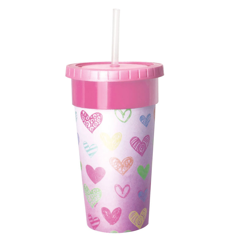 Vaso con sorbete Corazones