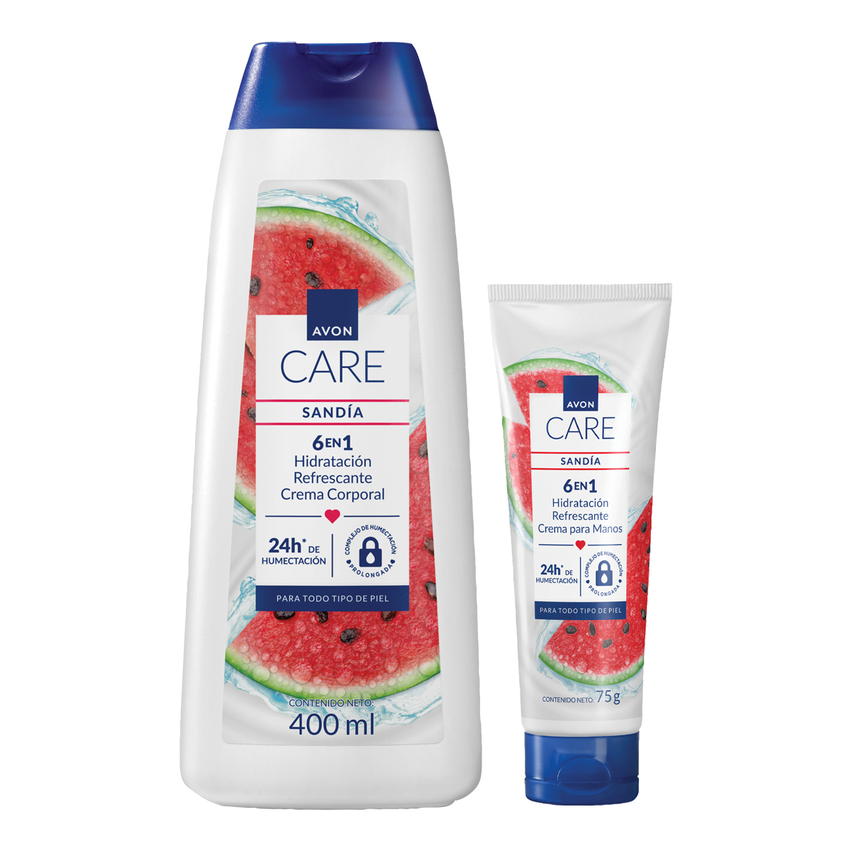 Set X2 Crema Corporal 400 ml +Crema para Manos 75 g | Avon Care