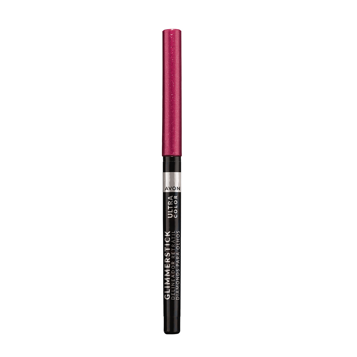 Delineador Retrátil Diamond Brilho Fucsia