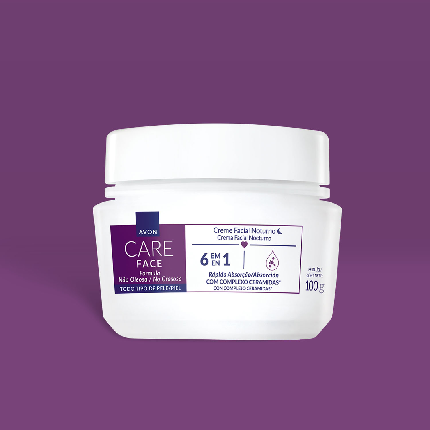 AVON CARE CREME FACIAL NOTURNO 6 EM 1
