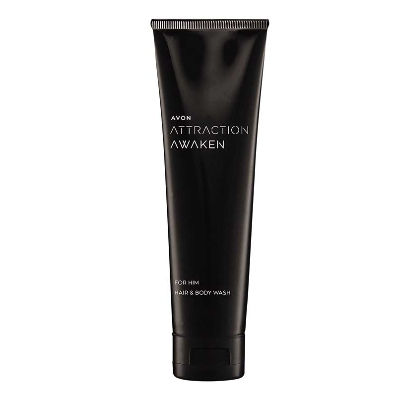 Attraction Awaken Para Ele Shampoo Cabelo e Corpo 90ml
