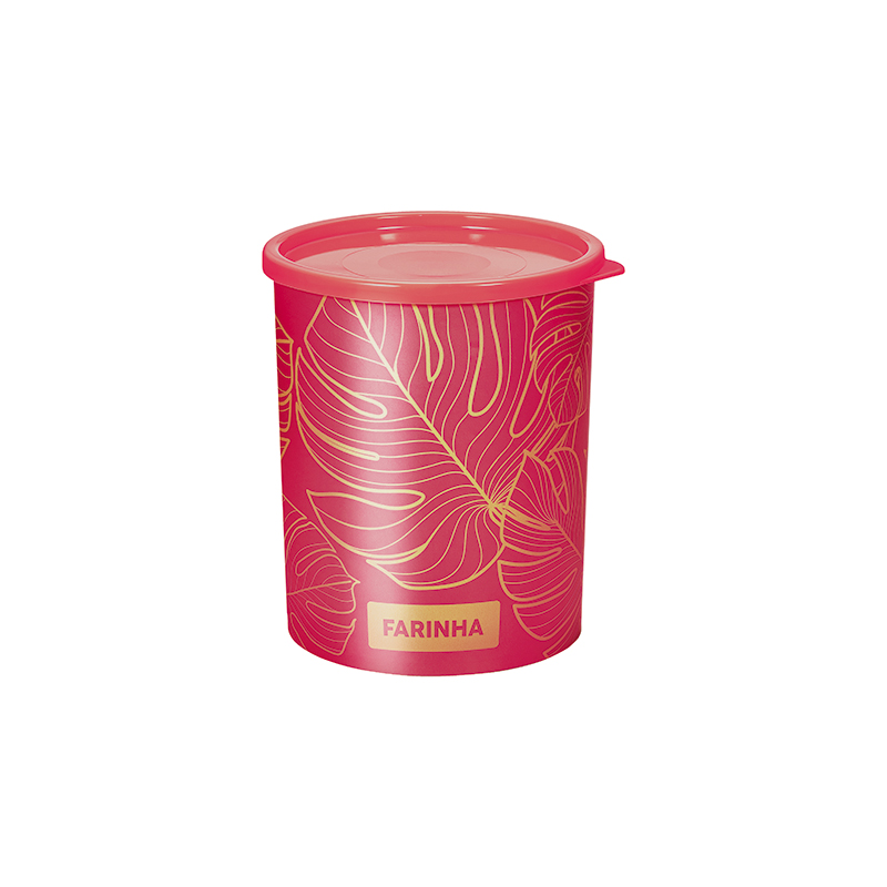 Pote Mantimento Farinha Rosa  Natural Gold