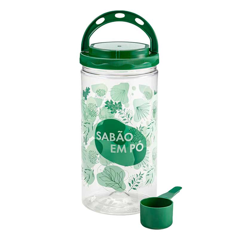 Porta Sabão em Pó Floral