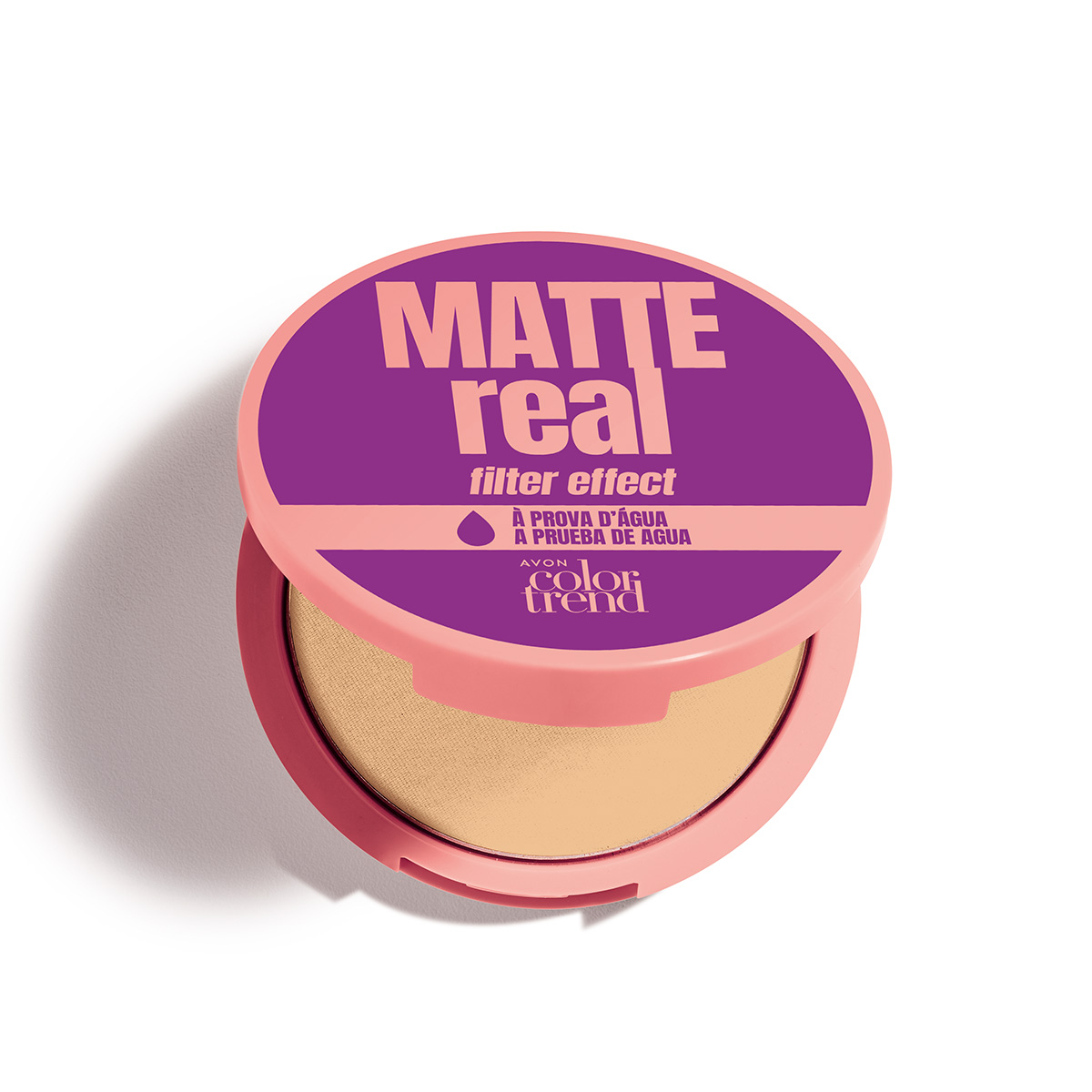 Po Compacto Facial Color Trend Matte Real A Prova D'Agua 7g
  