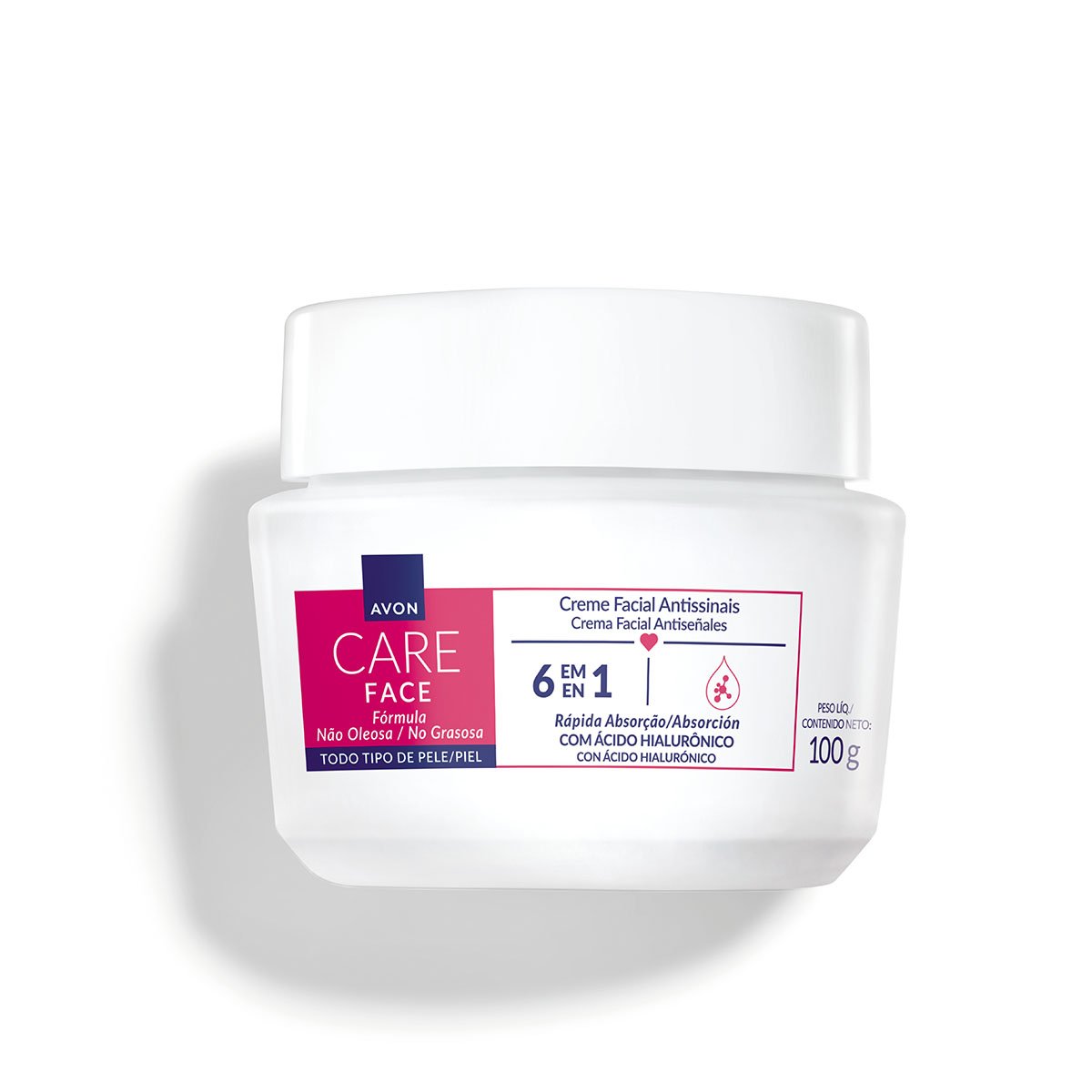 Avon Care Creme Facial  antissinais 6 em 1 100g
  