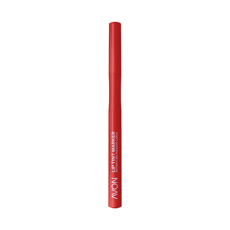 Avon Lip Tint Marker Batom E Delineador Labial Vermelho 1Ml
  