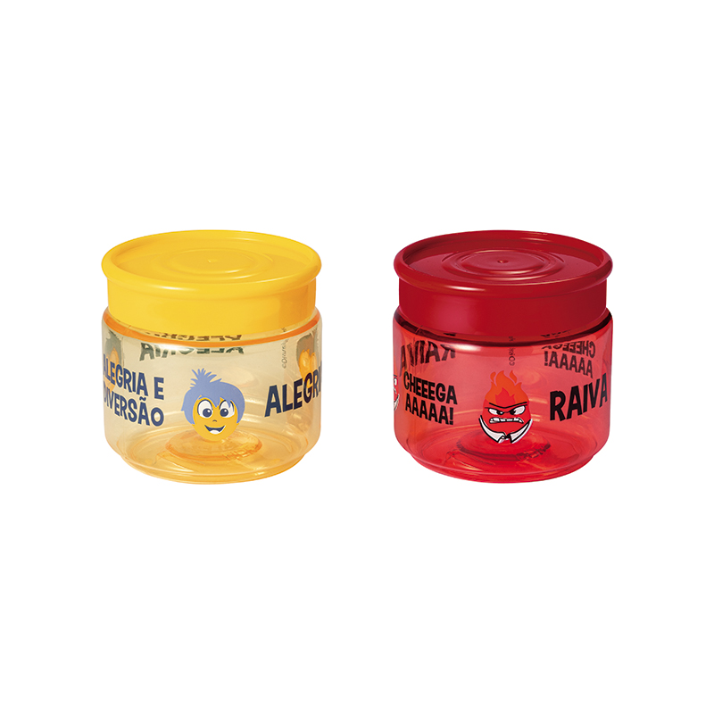 Kit 2 Potes Divertida Mente Raiva e Alegria