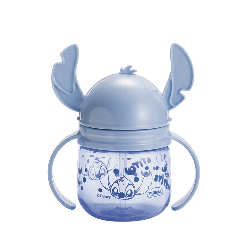 Copo Baby Treinamento Com Canudo Stitch