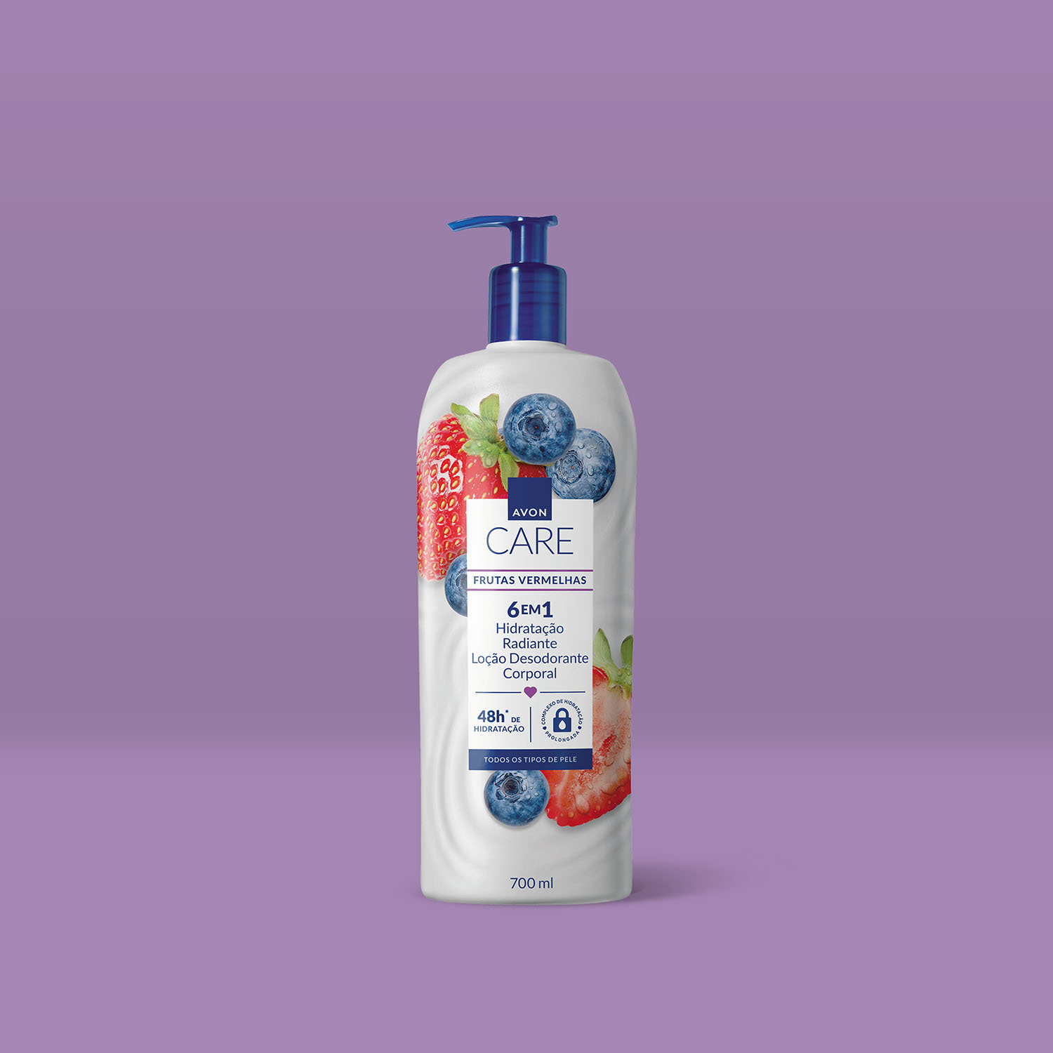 AVON CARE LOÇÃO CORPORAL NUTRITIVA FRUTAS VERMELHAS