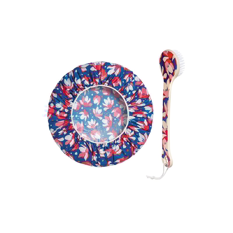 Kit Verano Touca E Escova De Banho Estilo