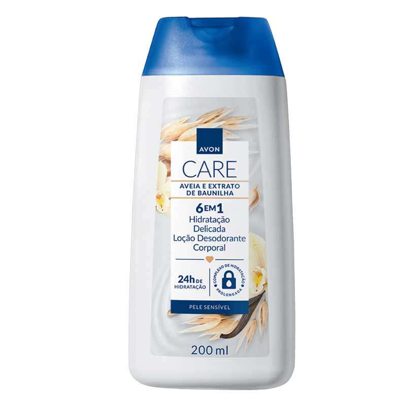 Avon Care Loção Desodorante Corporal Aveia e Extrato de Baunilha
