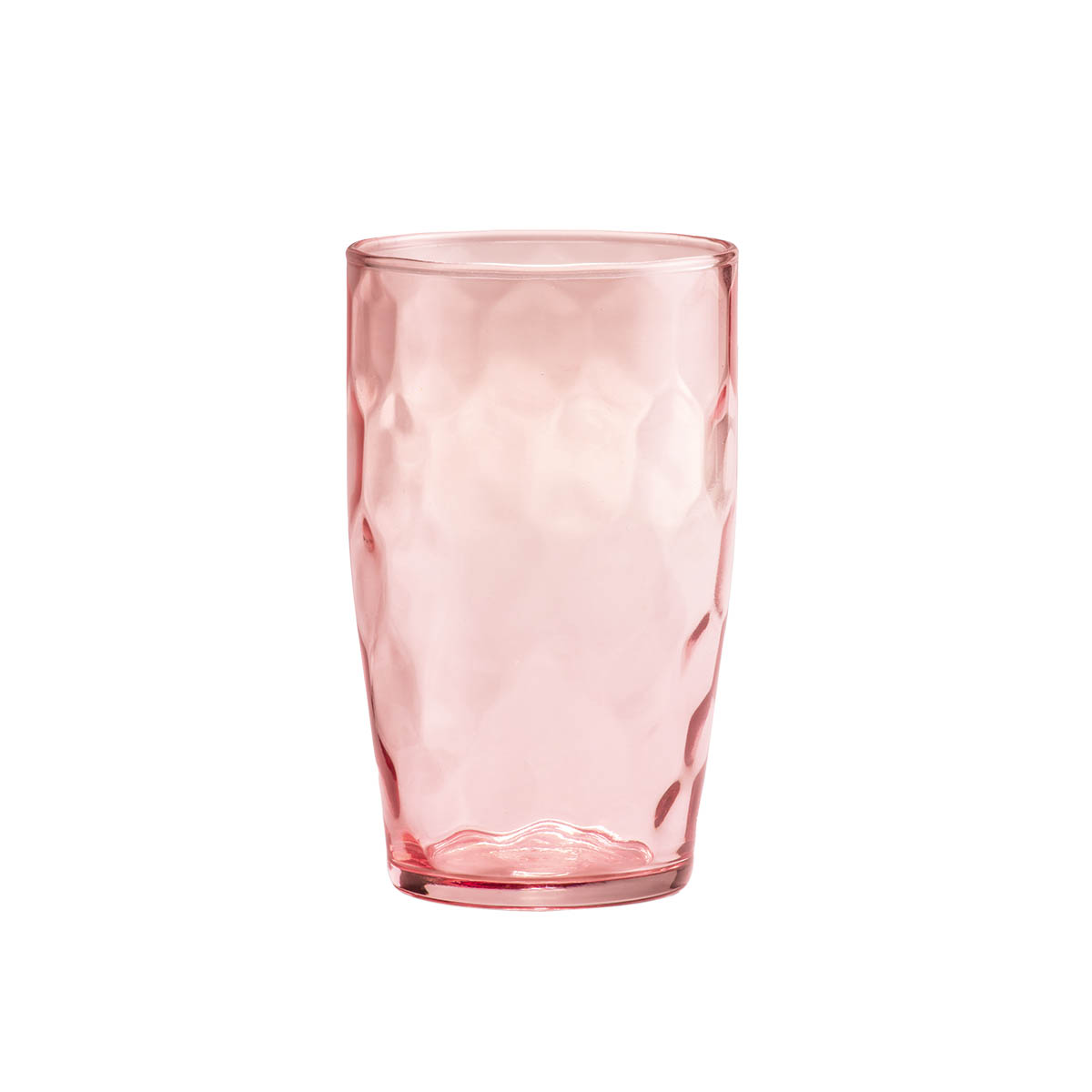 Copo de Vidro Rosa