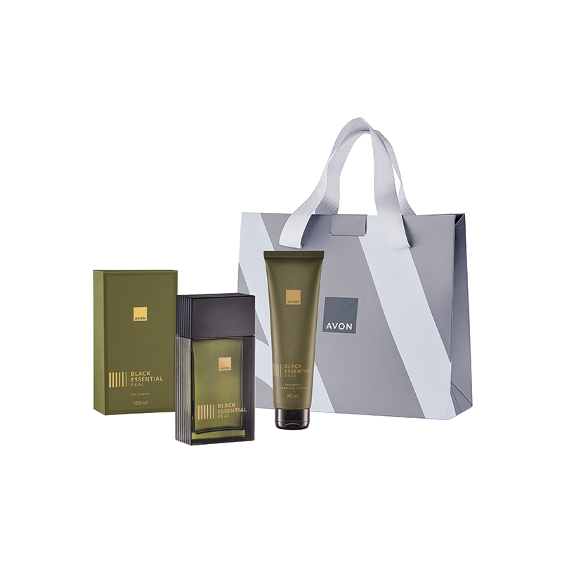 Presente Avon Black Essential Real Especial