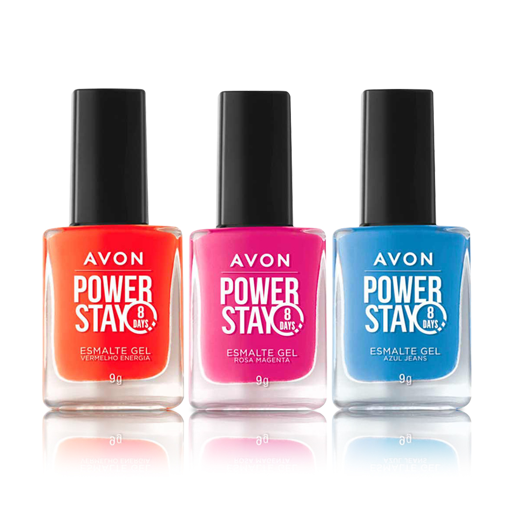 Kit Ousadia Esmaltes Cores Mais Vibrantes