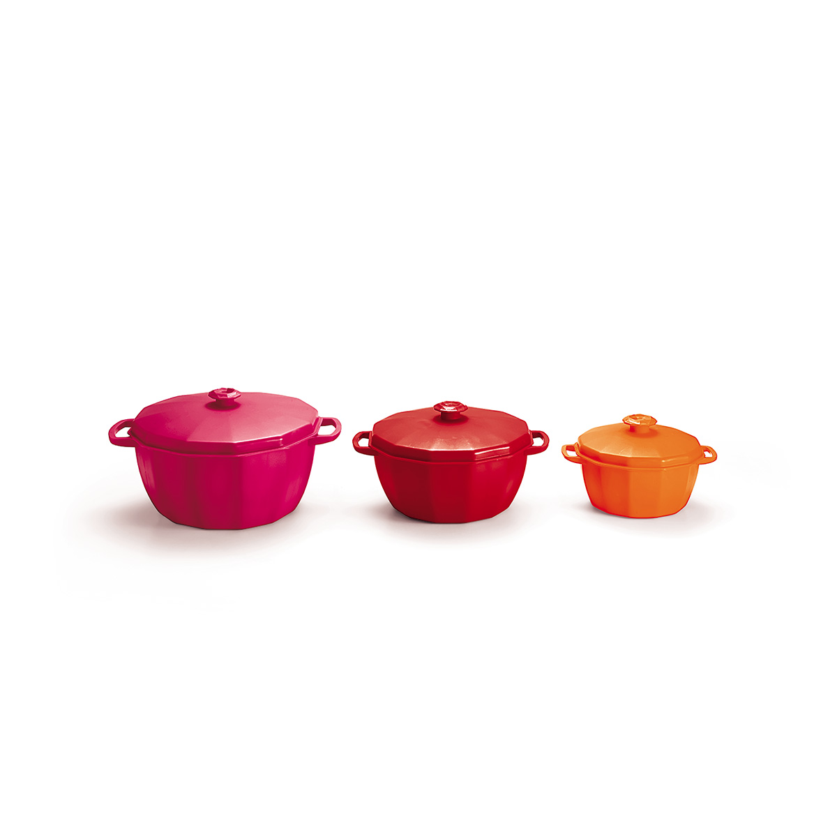 Kit 3 Panelas de Micro-Ondas
