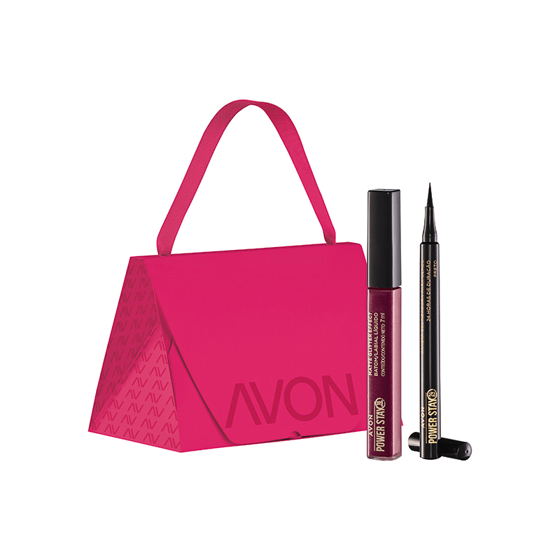 Presente Power Stay Duo Marsala Radiante e Preto