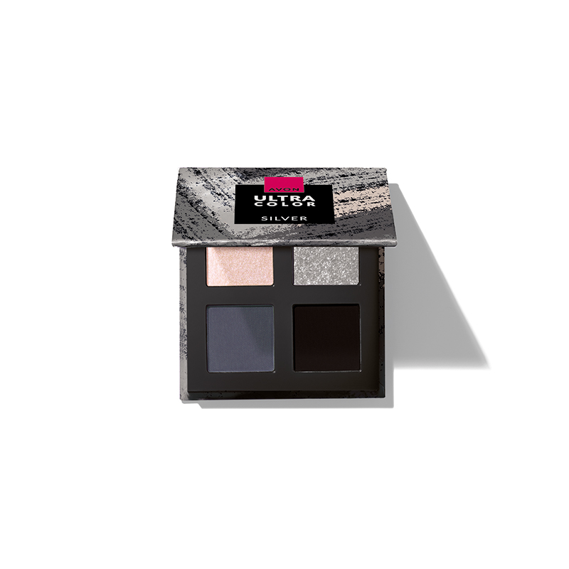 Ultra Color Paleta De Sombras Para Olhos Silver