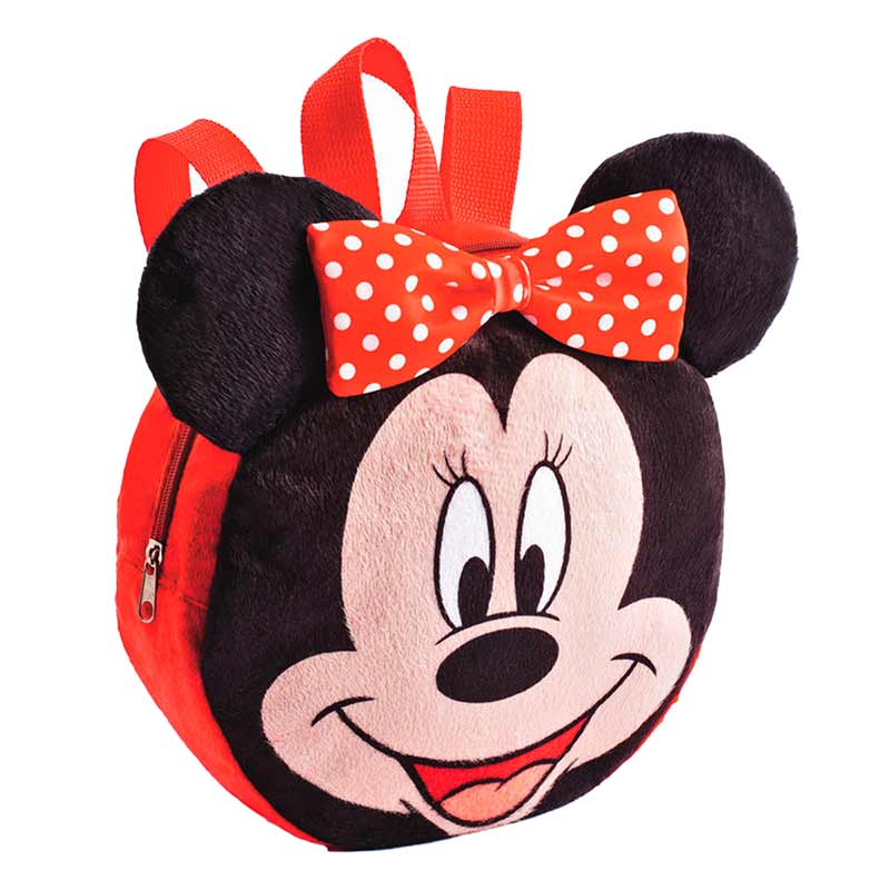 Mochila 3D Toque De Pelúcia Minnie