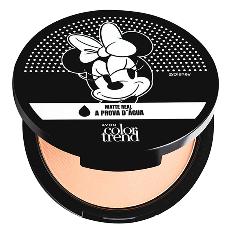 Po Compacto Facial A Prova D Agua Avon Color Trend Matte Real Colecao Disney