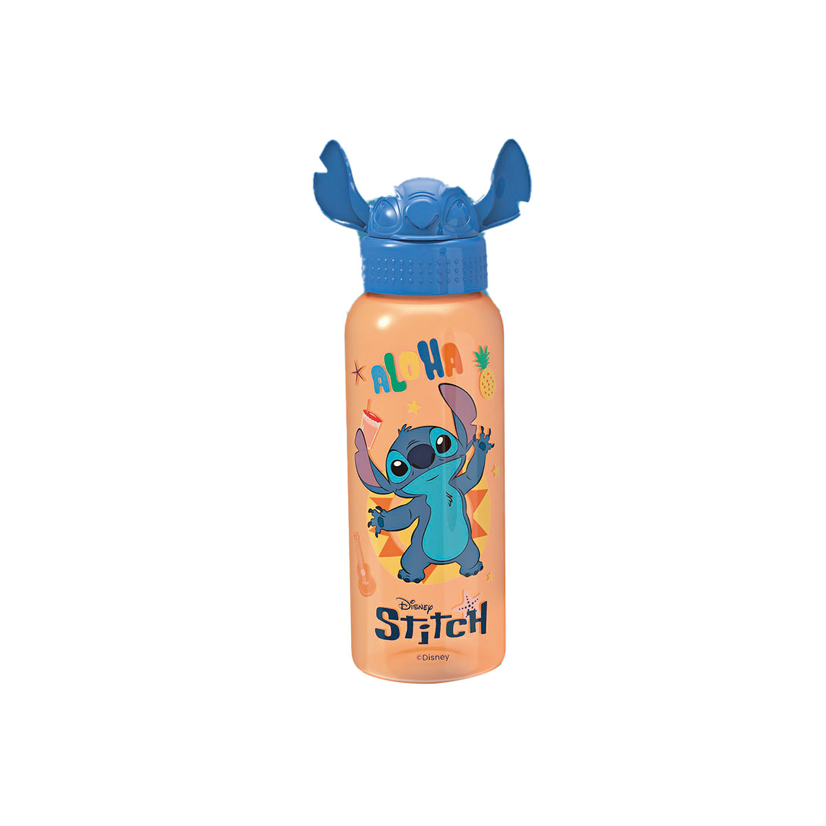 Garrafa com tampa 3D Aloha Stitch