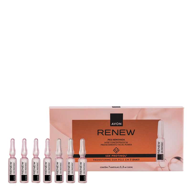 Ampolas Renew Restauração Facial 7 Unidades