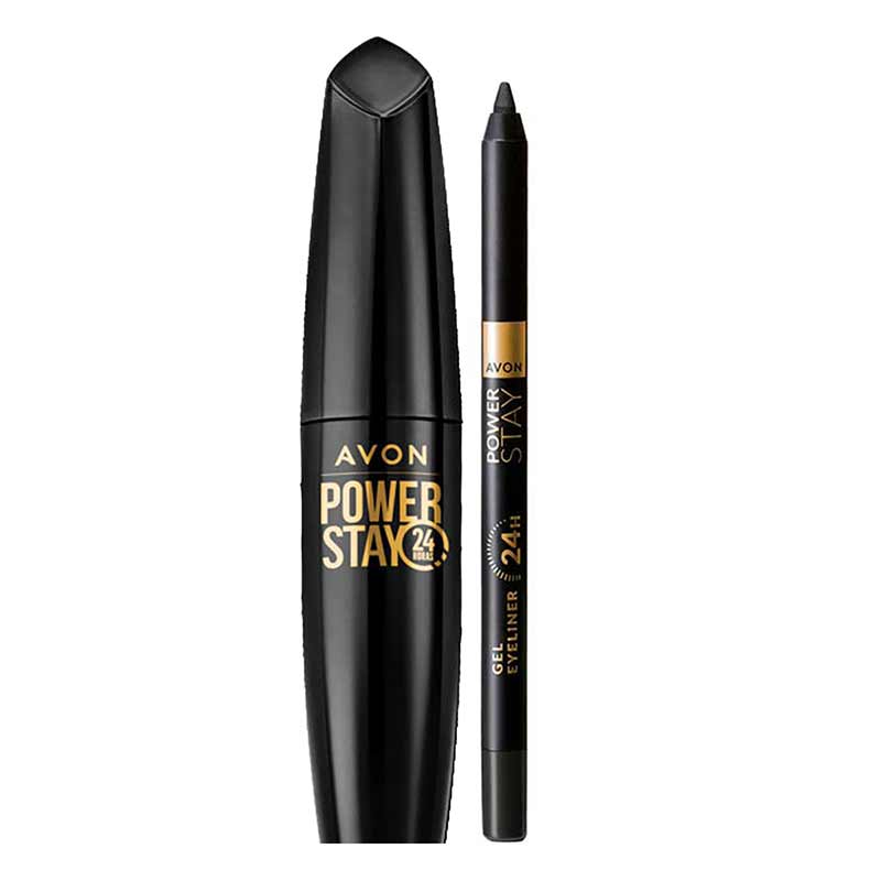 Kit Delineador Gel + Mascara Power Stay