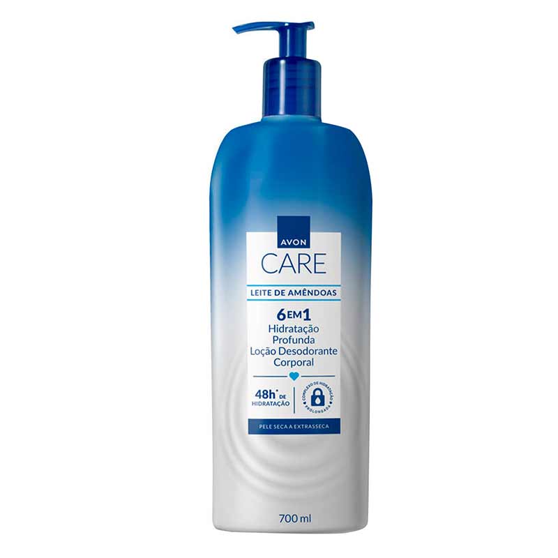Avon Care Locao Desodorante Corporal Leite de Amendoas 700ml