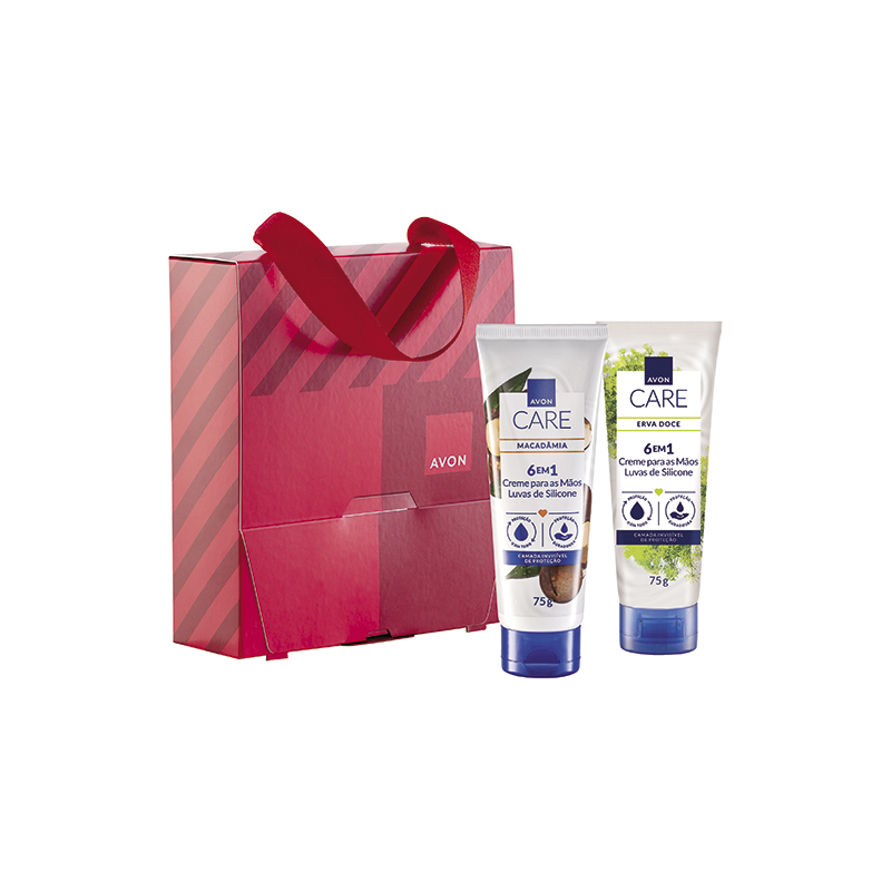 Presente Avon Care Duo Mãos Macadamia E Erva Doce