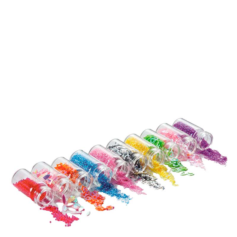 Kit 10 Potes Decoradores de Unhas