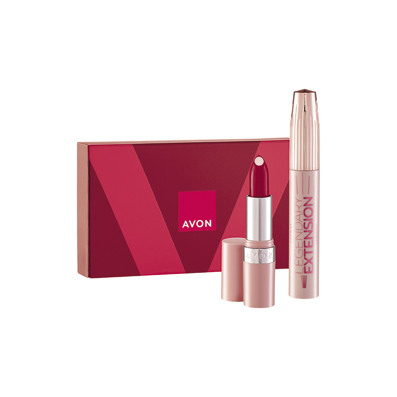 Presente Avon Tratamake Legendary - Vermelho Vinho