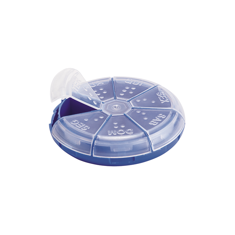 Porta Coprimidos Azul Claro