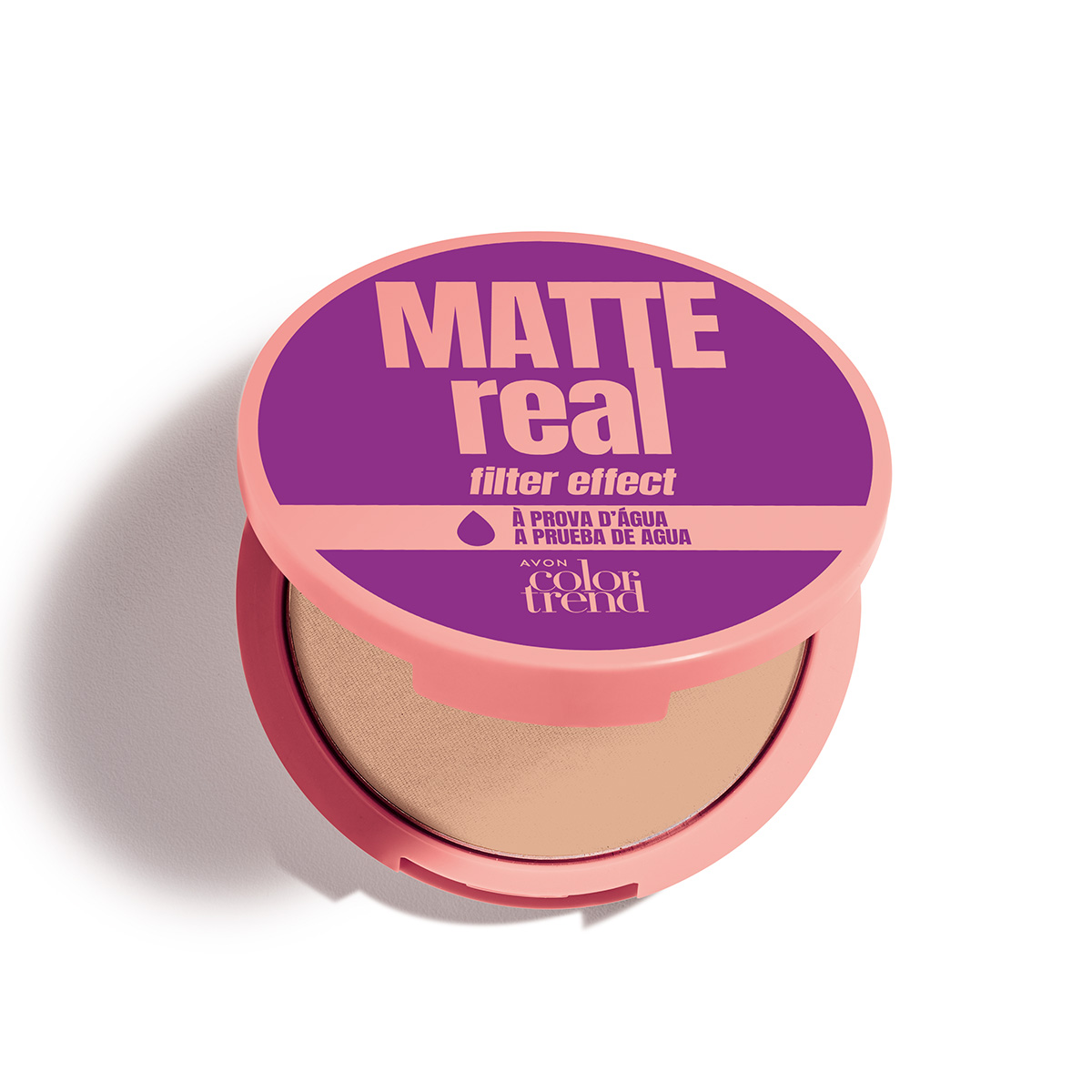 Po Compacto Facial Color Trend Matte Real A Prova D'Agua 7g
  