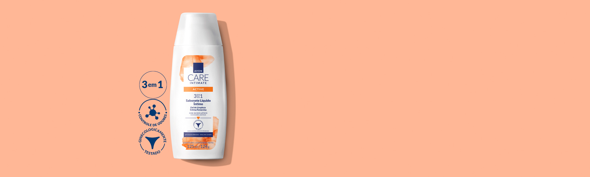 Avon Care Intimate Sabonete Líquido Íntimo Active